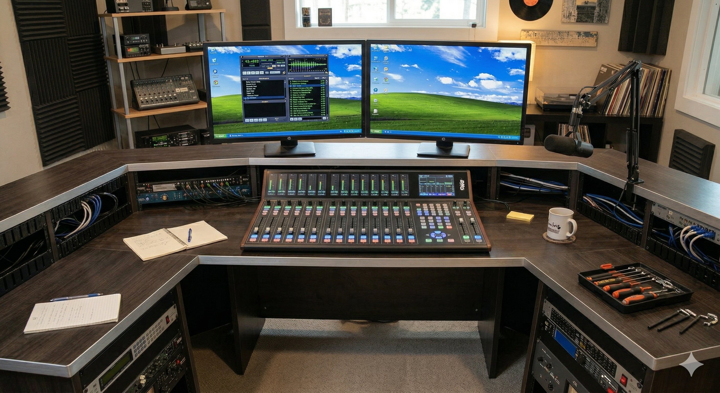 Broadcast meubel custom desk