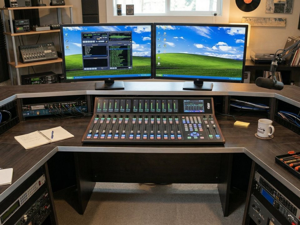 Broadcast meubel custom desk